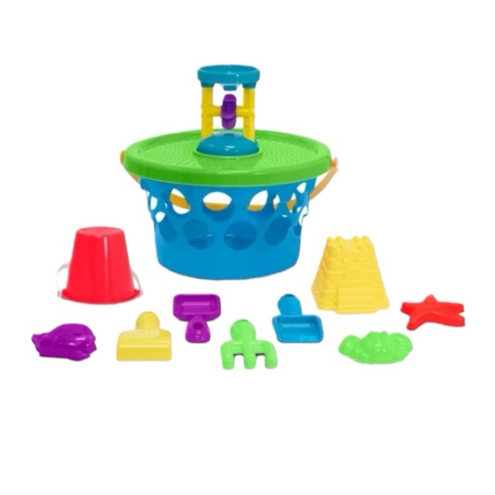 Play Day 12 Piece Bucket Beach Set Learning Toys - Picture 8 of 8